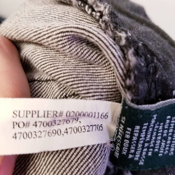 Ralph lauren Jeans black gray size 8 - Picture 9 of 11